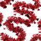 RECUTMS Lametta-Girlande, 9,1 m, Herz-Rosa, Rot, Lametta-Girlande für Valentinstag, Antrag, Hochzeit, Jubiläen, Partyzubehör (rot), 5 Stück