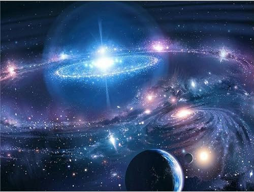 Galaxy in The Universe – 4000-teiliges Holzpuzzle – Puzzlespiel für die ganze Familie