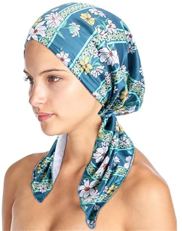 SONZECRLEE Chemo Kopfbedeckung Damen Sommer–Bequeme Bandana aus Elastischem Stoff,Leicht&Atmungsaktiv für Frauen