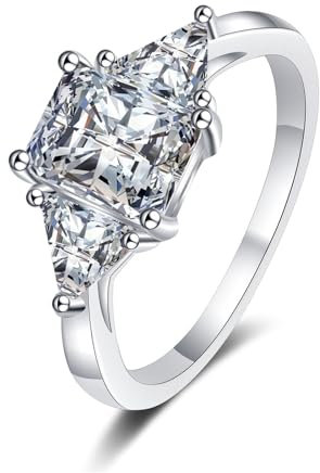 ANAZOZ Eheringe Frauen Gold 750, Verlobungsring Damen größe 56 | Ring Blume mit Labor Diamant 3 karat D-VVS1 oder VVS2