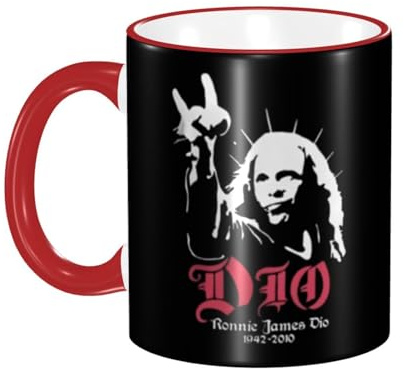Ronnie Star James Star Dio Kaffeetasse aus Keramik mit Henkel für Büro und Zuhause, originelle Tasse, lustige Kaffeetasse
