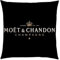 Welikekitchen für Moët & Chandon Kissenbezug Schwarz – Luxuriös und Stilvoll