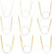 YXHZVON 9 Größen Rundstricknadel Stricknadeln Bambus Set 60cm, Doppelspitzige Stricknadeln, Natur Bambus Rundstricknadeln für Anfänger und Profis（2,5/3,5/4,5/5,5/6/7/8/9/10mm）