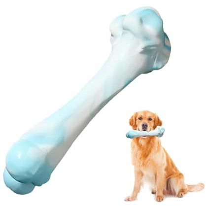 Indestructible Dog Chew Jugs Bone - Hard Durable Pet Toy, Aggressive Chew Dog Bone | Durable Molar Chew Toy, Teeth Cleaning Play Bone for Large and Medium Dogs 8