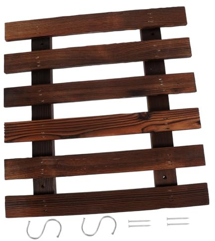 JOINPAYA 1 Satz Holzblumenregal Wandhalterung Dekoleiter für Garten und Langlebig zu Installieren Vielseitig Einsetzbar für Innen und Außenbereiche