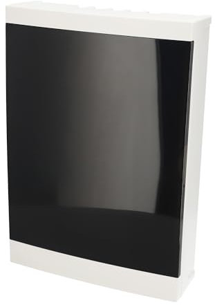 EDO Coffret de Distribution Apparent 3 Rangée pour 36 Modules 43 x 30 x 9,5 cm - IP40 Blanc Boîtier Électrique en ABS - Coffret Électrique pour Installations Intérieures