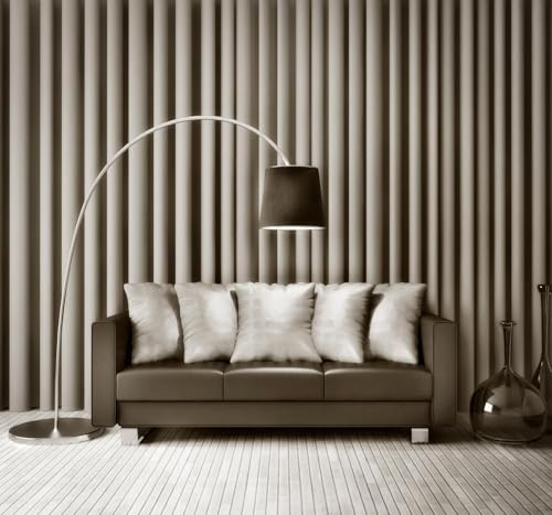 BN Gardinen Verdunkelungsvorhang Beige – Einfarbig mit Kräuselband, Thermovorhang Blickdicht & schallabsorbierend, für Schlafzimmer, Wohnzimmer & Kinderzimmer (H/B: 240/300 cm)