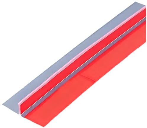 Tressify 19.7 Ft T-Shaped Shower Door Seal Strip, 2 In Wide Draft Stopper, 0-0.9 In Gap Sealing, Strong Adhesive, Weather Stripping
