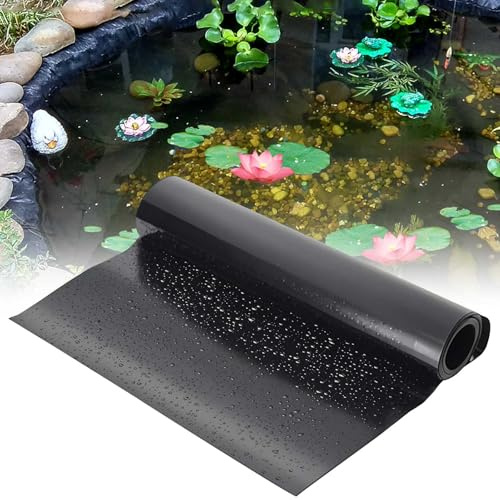 SXBHDM Bâche de Bassin 4x6m, 7x8m, 10x12m, bâche imperméable Haute résistance, idéale pour bassins à Poissons, bassins à Lotus, aquaculture, PEHD, résistance aux UV(6x7m)