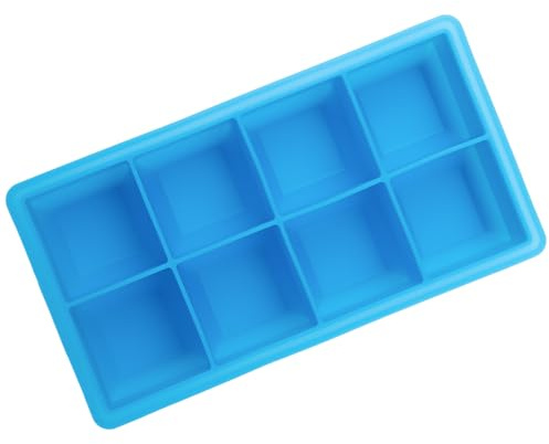 LURCH Eisformer Würfel Silikon-Form für Eiswürfel 5x5cm pacific blue