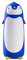 Edelstahl-Thermobecher in niedlichem Pinguin-Design 280 ml (Blau)