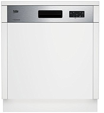 Beko DSN15420X Semi-incorporado 14cubiertos A++ lavavajilla - Lavavajillas (Semi-incorporado, Tamaño completo (60 cm), Plata, Canasta, Acero inoxidable, 14 cubiertos)