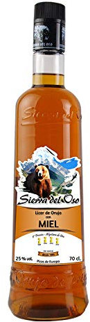 Licor de Miel con Orujo Sierra del Oso, 6 botellas