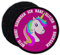 Copytec Patch Bitte Nicht schubsen Ich Habe Glitzer im Rucksack Einhorn Joghurt #32567