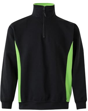VELILLA Sudadera Bicolor con Media Cremallera Sudadera Bicolor con Media Cremallera Unisex Adulto (Pack de 1)