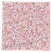 Pochette Costume Liberty Vieux rose et Blanc - Mouchoir de poche Homme Fleuri Rose vieilli - Accessoire à Fleurs pour Veste - Mariage champetre thème Floral