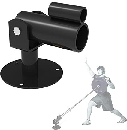 DYK&NX T Bar Rudder Platform in Black Dumbbell Bars, T Bar Row Plate Post Insert Landmine, Einfache Verwendung In Kleinen Räumen, Geeignet Für Olympische Langhantel Im Fitnessstudio