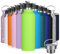 GeeRic Stainless Steel 750ml Matte Metal Bottle+Bag+Straw Cap Double-Liner Vacuum Insulated 18H Hot/24H Cold Thermal Bottle for Camping, School, Sports Green