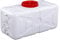 Jericane Eau Réservoir d'eau en Plastique De Qualité 25L/30L/45L/75L/110L/155L/200L，Blanc Bidons pour Carburants Alimentaire avec，Réservoir d'eau Car Portable，Eau Potable Conteneur pour(Size:30L)