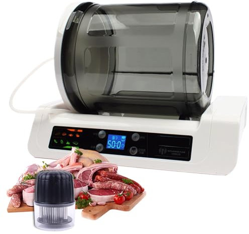 json2xml Automatische Vakuum-Tumbler-Marinierungsmaschine Für Fleisch Und Gemüse, Kommerzielle Vakuum-Fleisch-Marinierungsmaschine Mit Edelstahl-Fleischklopfer, 10-Stunden-Zeiteinstellungen