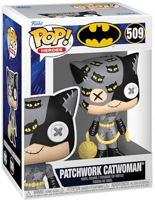 Funko Pop! Animation: Patchwork – Catwoman - DC Comics - Vinyl-Sammelfigur - Geschenkidee - Offizielle Handelswaren - Spielzeug Für Kinder und Erwachsene - Comic Books Fans