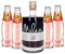 Individuelles Set mit Mileys Himbeer Wild Berry Set - Mileys Himbeer-Gin-Likör 0,5l (20% Vol) + 4x Schweppes Russian Wild Berry 200ml- [Enthält Sulfite] - Inkl. Pfand MEHRWEG