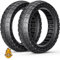 AHJ 10×2.5 Zoll Ersatz-Vollgummireifen 60/70-6.5 für Ninebot G30 Max /G30D / Max G2d /G30E G30P G30LP F40, E-Scooter Reifen, Elektroroller Vollgummireifen, 10x2.5 Ersatzräder, Heavy Duty Rollerreifen