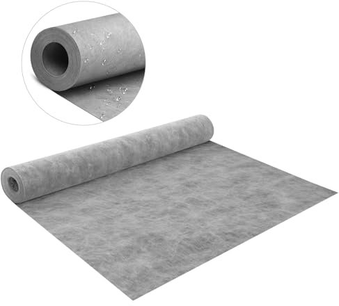 Baoz Membrane imperméable pour douche - 1 x 30 m - Membrane imperméable en polyéthylène de 24 mm d'épaisseur pour salle de bain, douches, salles de vapeur, membrane imperméable en polyéthylène