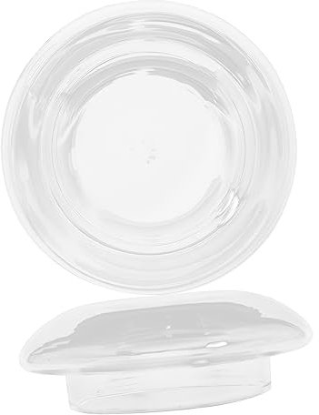 OUNONA 2st Glasdeckel Deckel Für Teekannen Aus Glas Soda-cup-deckel Milch Teetassen Lippe Ersatz-teeabdeckung Reise Dekor Reisen Wasserkocher Zubehör Für Die Teezeremonie