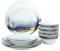 Joseph Sedgh Collection Geschirrset Lazuli 12-teilig Porzellan Service für 4 Personen Blau und Gold
