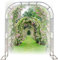 Rosenbogen aus Edelstahl Metall Stabil, 19 MM Rohrdurchmesser Garten Rankhilfen Rosenbogen für Kletterpflanzen, für Pergola Hochzeitsbogen Rankhilfe Rosen, Sonnenschutz und Rostschutz ( Size : 2.4*2.4