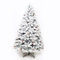 vkeid Künstlicher Weihnachtsbaum mit Schneebesatz für den Urlaub, unbeleuchteter, vordekorierter, aufklappbarer Douglasien-Weihnachtsbaum mit roten Beeren, für Home-Office-Party-Dekoration.