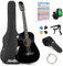 Moukey Guitarra acústica de 38 pulgadas para principiantes, niños, jóvenes y adultos, kit de guitarra acústica Dreadnought con póster de acordes, bolsa de concierto, afinador, púas, cuerdas de nailon
