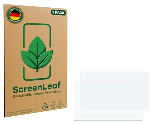 ScreenLeaf 2 Stück Schutzfolie 7 für Navigation mit 7,0 Zoll (17.8 cm) [154.8 x 87 mm, 16:9] [nachhaltiger Displayschutz, Folie, transparent]