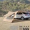 2.9x4.8m Auto Markise mit Bildschirmfenster Heckklappenzelt für Camper Vans wohnmobil Wasserdichter Sonnenschutz Camping sonnensegel
