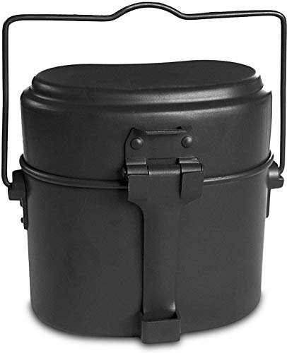normani Original Bundeswehr Aluminium Kochgeschirr Farbe Schwarz