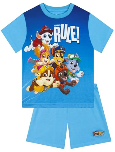 PAW PATROL Schlafanzug, Marshall Chase Schlafanzüge Jungen, Schlafanzug Kurz, Sommer Schlafanzüge Für Jungen