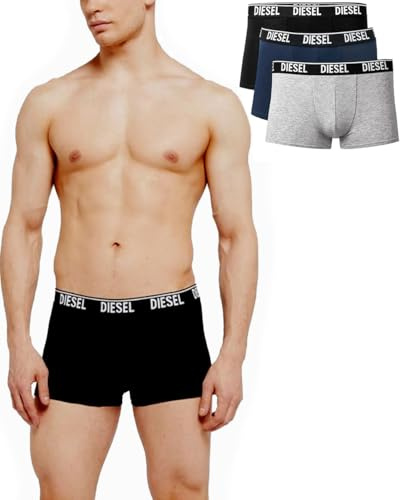 Diesel - (3er Pack Herren Stretch Boxershorts - UMBX Shawn, Größe:L