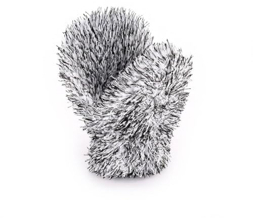 evorilo Grip Touch Mikrofaser Felgenhandschuh für Felgenreinigung | mit weicher Mikrofaser und griffiger Passform für präzise und schonende Reinigung filigraner Felgen und enger Zwischenräume
