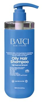 BATCI Shampoo for Oily Hair 500ml with Lappa Root Extract and Centella Asiatica