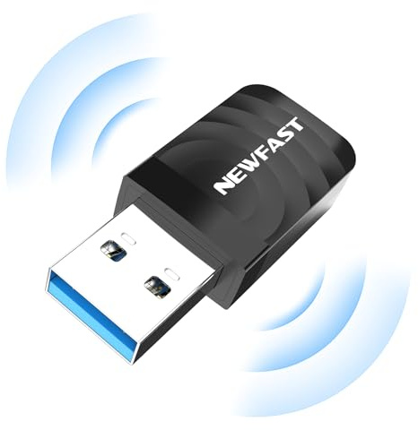 NEWFAST Clé WiFi AC1300 WiFi Dongle