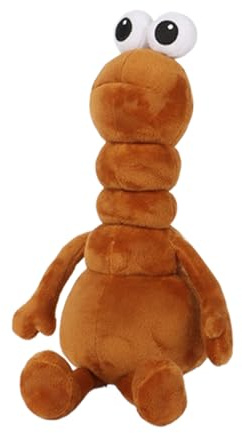 Generisch WurmPlüsch, 28x20x10cm Wurmpuppe, Marcus Worm Plüschtier, Lustige Hässliche Wurmform, Weiche Plüschpuppe, Kleine Stofftiere Für Kinder Und Erwachsene