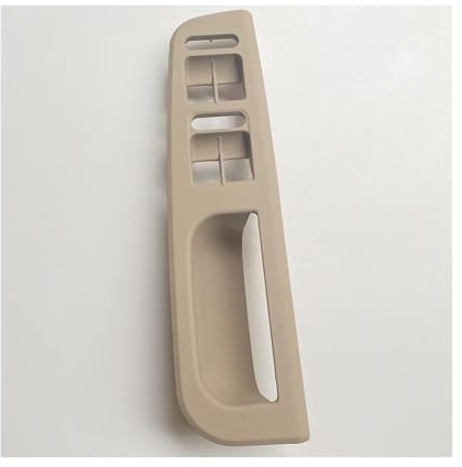 Interruttore Finestrino Dell'auto Per VW Per Golf 4 Per MK4 Per BORA Modificati Auto Car Window Ascensore Pulsante Pannello Controllo Maniglia Porta Coperture LHD Copertura Interna(1 Pcs Beige)