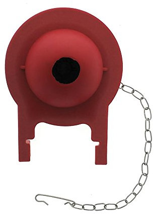 Essential Values 3-Inch Toto Toilet Flapper Replacement - Rubber Toilet Tank Flapper with Chain and Hook, Aftermarket Toilet Flapper for G-Max, Thu499s, Thu331s, Thu175s & 2021bp Toto Toilet Models