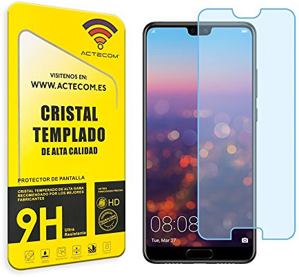 actecom¨ Cristal Templado Compatible con Huawei P20 Pro Protector Pantalla 0.2MM