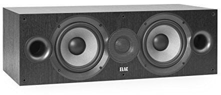 ELAC Debut 2.0 Center-Lautsprecher C6.2, Box für Musikwiedergabe über Stereo-Anlage, 5.1 Surround-Soundsystem, exzellenter Klang und hochwertiges Design, 2-Wege Lautsprecher, Schwarz dekor