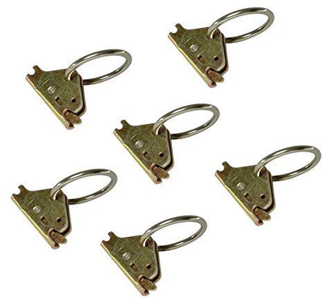 Endbeschlag für Kombi-Ankerschiene mit Ring LC 750 daN, 6 Stück