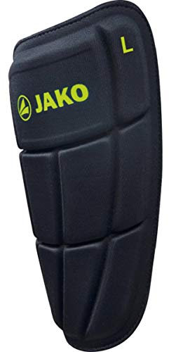 JAKO Schienbeinschoner Schienbeinschoner Prestige Kevlar Solo, schwarz/Lime, XL, 2741