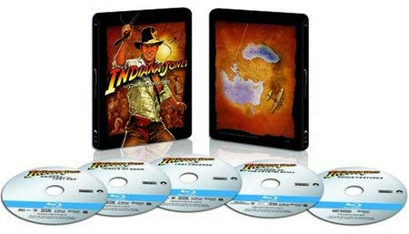 Indiana Jones: The Complete Adventures (Limited Edition Steelbook) [Blu-ray] [Region Free]