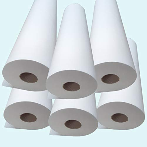 Untersuchungstuch, glatt, reinweiß, Watte, 50 x 38-250 Formate – Karton mit 6 Rollen